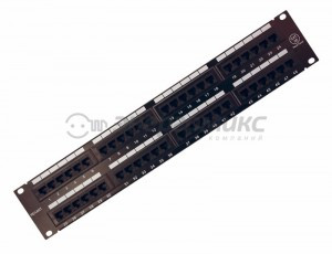Патч-Панель 48 гнезд   RJ-45  CAT5e 19" REXANT, 04-0022