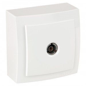 Nilson THEMIS роз. TV ОУ 1 мест. бел. (RG6, проходн.) 26111032