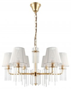 Rivoli люстра Lilith 1039-306 6хE27 40W французское золото , белый 660х660х870 54947