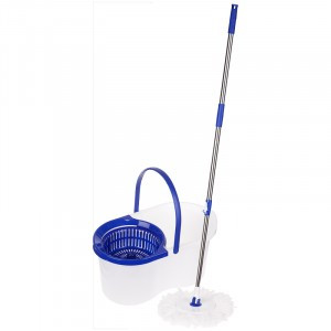 Набор для уборки, ведро 6л с отжимом, самоотж. швабра с круглой насадкой, OfficeClean Professional