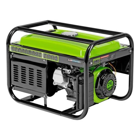 Генератор бензиновый БС-3500, 3.2 кВт, 230В, четырехтактный, 15 л, ручной стартер Сибртех