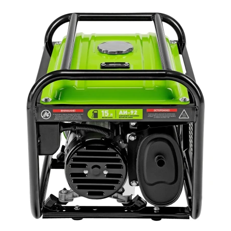 Генератор бензиновый БС-3500, 3.2 кВт, 230В, четырехтактный, 15 л, ручной стартер Сибртех