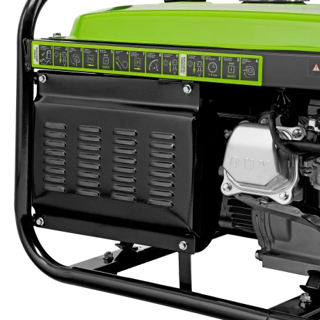 Генератор бензиновый БС-3500, 3.2 кВт, 230В, четырехтактный, 15 л, ручной стартер Сибртех