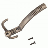 Крючок-вешалка мебельн 3-рожк СТАНДАРТ 212A AB ст.бронза В138*Ш68*Г62 ЕВРОПАКЕТ(200,10)