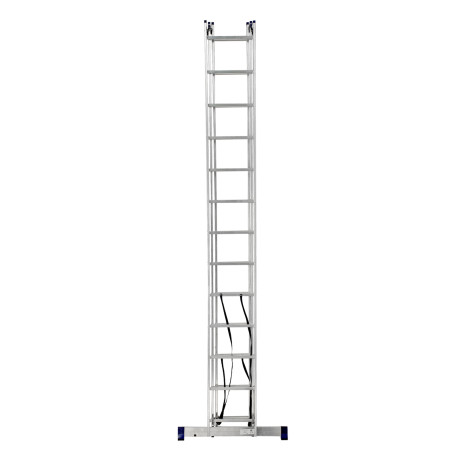 Лестница, 3 х 13 ступеней, алюминиевая, трехсекционная, Сибртех