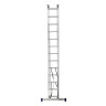 Лестница, 3 х 13 ступеней, алюминиевая, трехсекционная, Сибртех