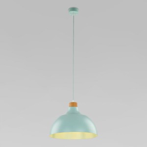 TK Lighting св-к подвес. 1x15W 340х340х1700 металл голубой Cap 5901