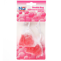 NEW GALAXY Ароматизатор воздуха пакетики Double Bag, 2х10 гр., бабл гам