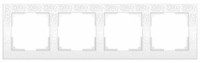 Werkel рамка СУ 4 мест.  Flock (белый) W0042301 a050800