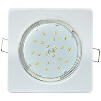 Ecola GX53 H4 Квадрат плоский св-к  Белый 41x106 FW53N4ECB (10!)