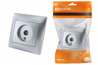 TDM Лама роз. TV СУ 1 мест. серебр.металлик (RG6) (10!) SQ1815-0217