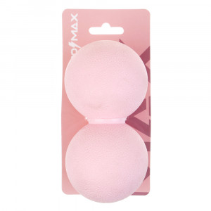 SILAPRO MAX Мяч массажный, сдвоенный, розовый, 12х6см, ТРЕ