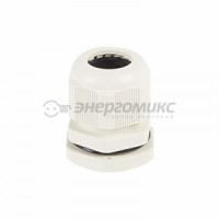 REXANT кабельный ввод PG-16 (10-14 мм) серый цена за шт (100!), 07-8016