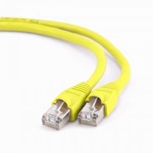 Cablexpert патч-корд FTP cat6, 10м, литой, многожильный (желтый)