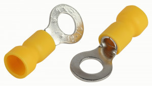 ЭРА наконечник кольцевой изол. НКИ 2,5-6 мм2 d6мм желтый   (уп.500шт, цена за уп ) 63320