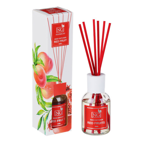 NEW GALAXY Диффузор Rainbow, 50 мл, (бабл гам, лаванда, океан, манго, цитрус, красные фрукты)