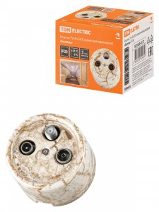 TDM Болонь Розетка TV+R+ SAT оконечная мрамор Ретро SQ1820-0157