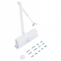 NOTEDO Доводчик дверной DC-150-Классика WHITE до 150кг белый (10)