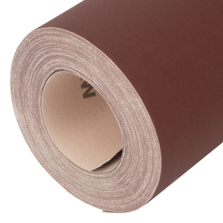 Шкурка на тканевой основе, KK19X W, зернистость М40(P 400) бобина 200 мм х 20 м, водостойкая, "БАЗ"