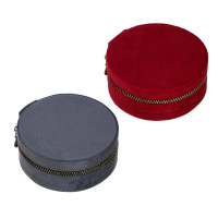 Шкатулка для украшений, 10х10х4,3см, бархат, 2 дизайна