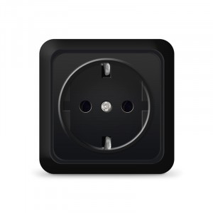 UNIVersal Олимп роз. ОУ 1 мест. (земля) черный (керам.осн.) 2227