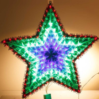 Гирлянда-панно ЗВЕЗДА /50см*40см,120 лампочек/