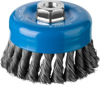 ЗУБР &quot;ПРОФЕССИОНАЛ&quot;. Щетка чашечная для УШМ, плетеные пучки стальной проволоки 0,5мм, 100ммхМ14