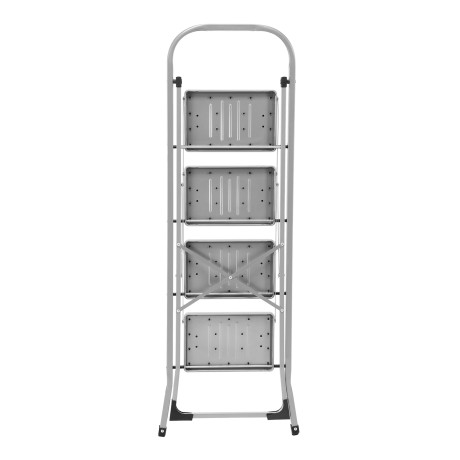 Стремянка стальная, 4 широкие ступени 20х30 см с полимерным покрытием Сибртех