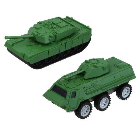 ИГРОЛЕНД Машинка "Военная операция-Боевая техника", подвижные детали, ABS, 21х5х16 см, 2 диз.