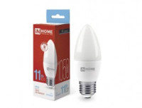 ASD/InHome лампа св/д VC свеча C37 E27 11W(1050lm) 6500K 6K 107x37 (без пульсации) 4868