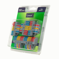 GENERAL клемма разветвит. СМК 222 с рычагом 3х9(0,08-4мм2), 32А (цена за BL5) GTER7-39-BL5 800415