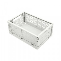 Ящик складной STOCKY М 249x167x103мм 3,4л белый 434297416 Бытпласт