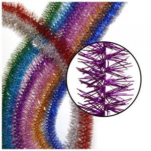 Мишура №18 "Ежик" 35мм+35мм цвет в ассортименте Волшебная страна