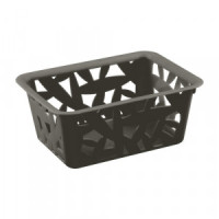 Корзинка универсальная 145х107х60 мм XS, 0,6л серый (18шт!) 431226811 Бытпласт