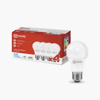 ASD/InHome Лампа св/д VC ЛОН A60 E27 15W(1430lm) 6500К 6К 110x60 (4шт/уп, цена за уп.) 7690