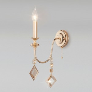 Eurosvet бра E14 1x60W 230х0х415 металл золотой/тонированный Telao 10120/1 a055312