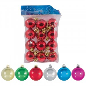 Набор шаров  SYCB17-647, 12 шт.,  4 см Волшебная страна