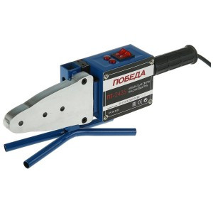 ПОБЕДА Аппарат для сварки пластиковых труб ПОБЕДА, ПТ-2435, 2435 Вт, 6 насадок,метал.кейс,170302435