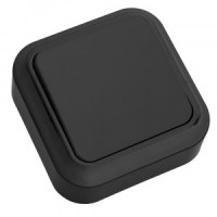 Bylectrica ПРАЛЕСКА выкл. ОУ 1 кл. 6А проходной черный, (А610-147 черный)