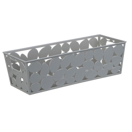 Корзинка для хранения тм VETTA, пластик, 25,5x10x7,5см, 2 цвета