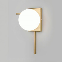 Eurosvet Бра 1x60W Е27 200х145х300 мет латунь/мат. Fredo 40036/1 Умный дом a061476