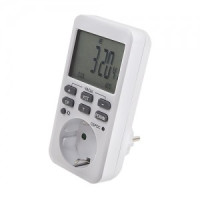 ROBITON таймер розетка EL-04 электронный 16А 3600Вт (сутки/неделя) дисплей с подсветкой BL1 15714