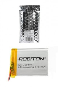 Ак-р Robiton  Li-Po LP304560 700mAh 3.7V, 14070