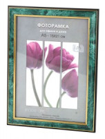 Фоторамка Interior Office пластик 285/267 10х15 малахит 8420