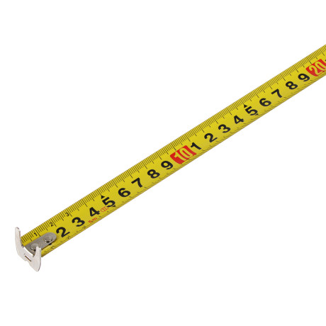 ЕРМАК Рулетка "3 ФИКСАТОРА", 5м х 19мм, 2х-сторонний зацеп, корпус ABS+TPR