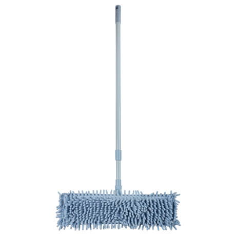 Швабра со смен.насадкой тм VETTA, ручка телескоп. металл, пластик 70-120см, насадка микрофиб. 95г/м2