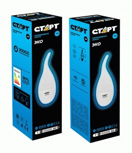 СТАРТ лампа св/д Свеча на ветру С37 E14 7W(560lm) 6500K 6K 125x37 мат пласт/мет холодн бел WS 17268