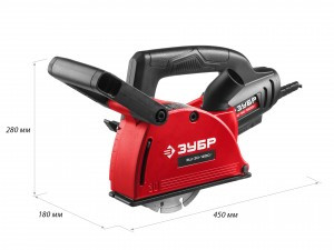 Штроборез , ЗУБР ЗШ-30-1200 Т, макс. глубина паза 30 мм, 125 мм, 1200 Вт