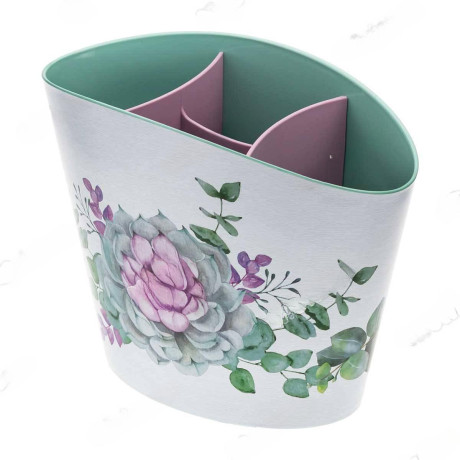 Сушилка для стол.приборов ДЕКО Кам розы М1167 (24)