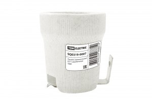 TDM патрон E27 керамический, с держателем (200!) SQ0319-0007